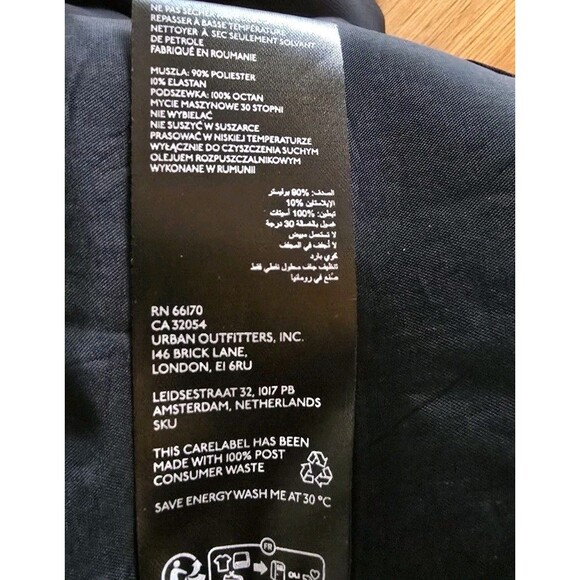 Anthropologie Women's Size 6 Black Three Button Up Vest - Picture 5 of 9